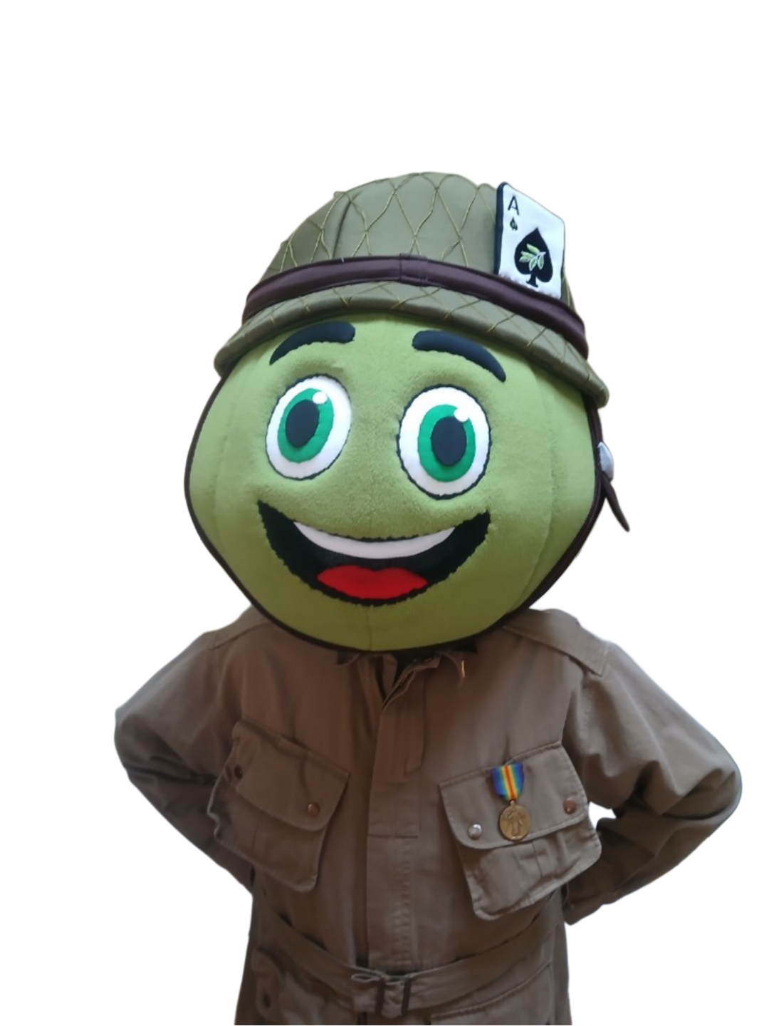 Oliver the Olive mascot