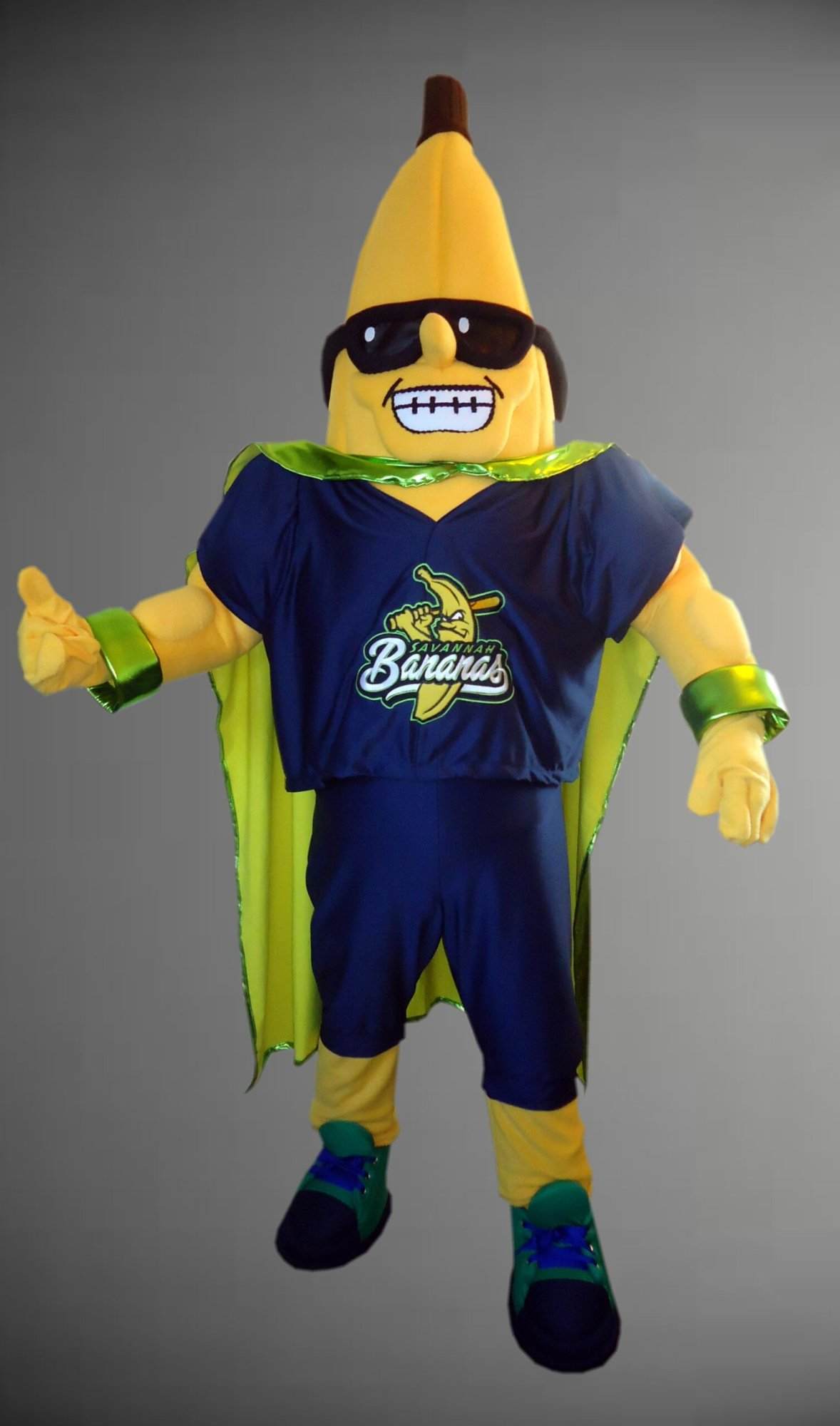 Split, the Savannah Bananas mascot, brought to life
